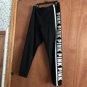 Victoria Secret Pink Bling Capri Leggings